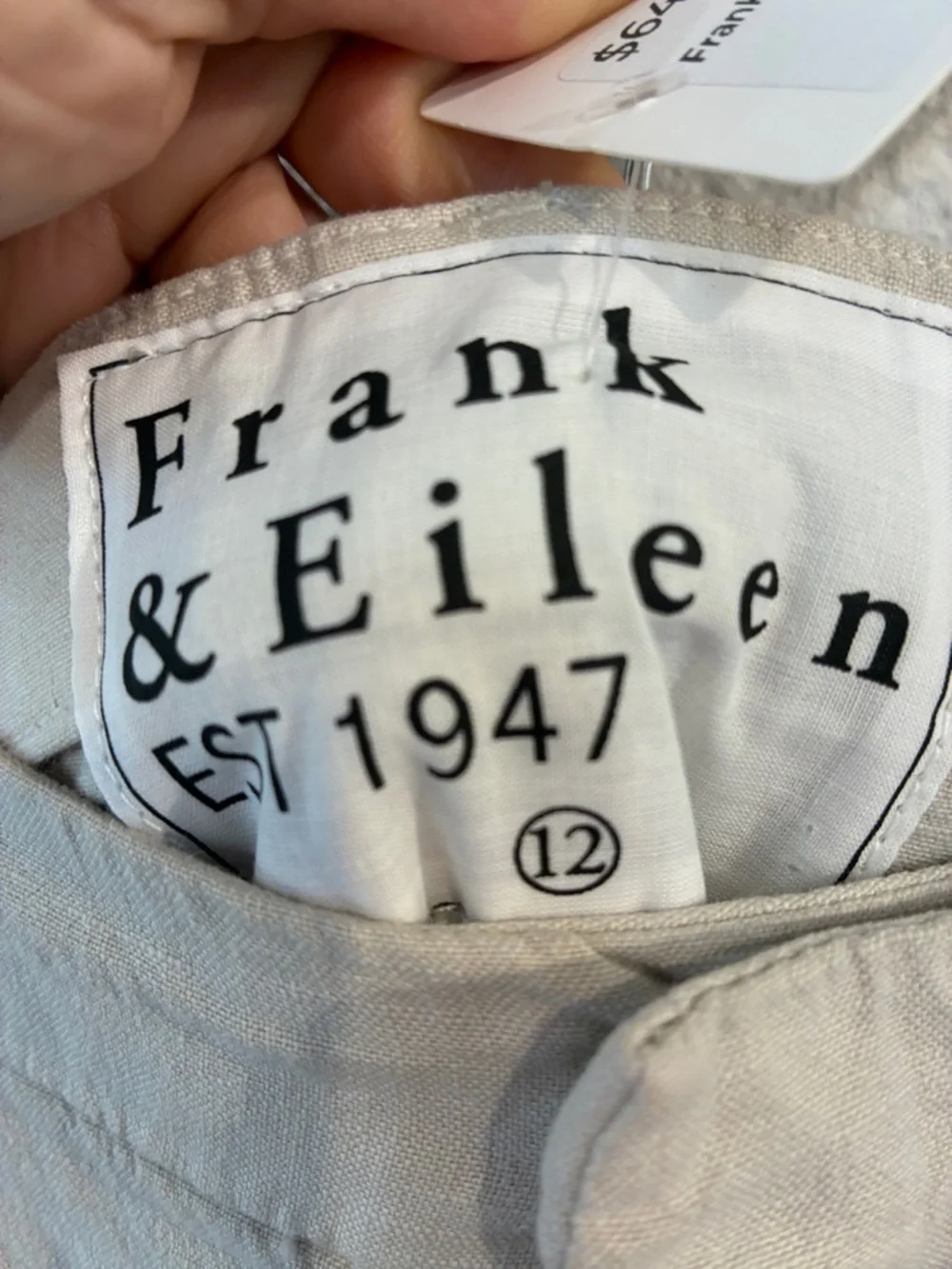 Frank & Eileen Beige Chinos - Picture 3 of 12